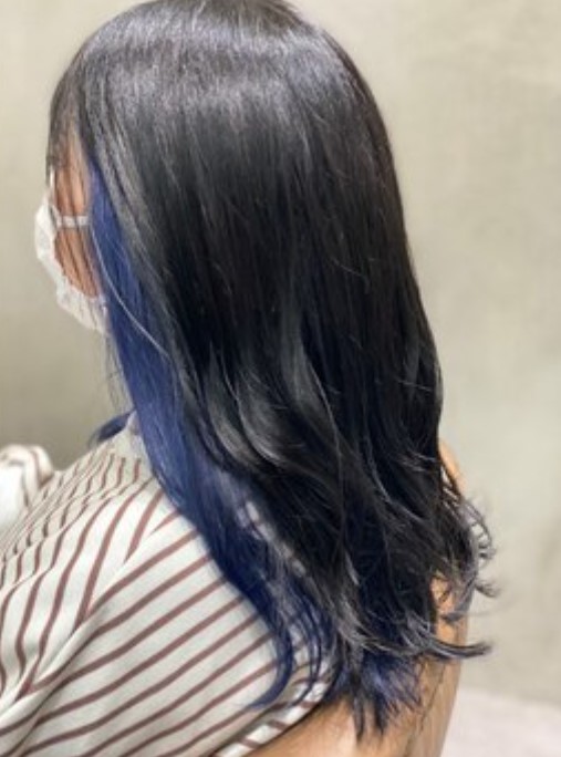 ロングｘイヤリングカラー