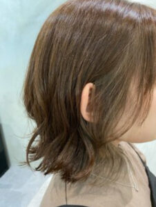 ミルクティーｘイヤリングカラー ミディアム